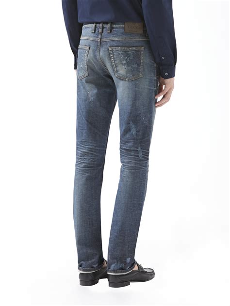 gucci jeans for men|gucci men's skinny jeans.